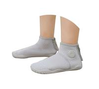 TYUSGH Girls Boys Water Shoes B arefoot Water Sport Shoes Unisex AQU a Shoes for Swim Yoga Beach Running Snorkeling Swimming S urf Sc UBA Diving (Grey, 13.5 Big Kids)