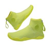 TYUSGH Girls Boys Water Shoes B arefoot Water Sport Shoes Unisex AQU a Shoes for Swim Yoga Beach Running Snorkeling Swimming S urf Sc UBA Diving (Green, 11.5 Little Child)