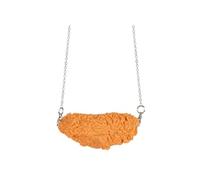 TYUSGH PVC Simulation Chickens Pendant Necklace Funny Creative Resin Simulation Food Chicken Legs Wing Link Chain Necklace Hummingbird Locket Necklace