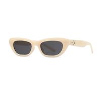 TYUVIVO Cat-eye Sunglasse Charm Narrow Frame(Beige)