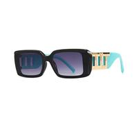 TYUVIVO Classic Fashion Sunglasses Women for Men Trend Luxury Vintage Steampunk Uv400(Black Gray)