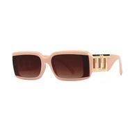 TYUVIVO Classic Fashion Sunglasses Women for Men Trend Luxury Vintage Steampunk Uv400(Pink Tea)