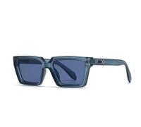 TYUVIVO Classic Rivet Sunglasses Women for Men Male Luxury Vintage Punk Sunglasses Popular(Blue)