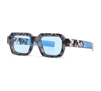 TYUVIVO Classic Sunglasses Women for Men Luxury Vintage Trendy Popular(Leopard Blue)