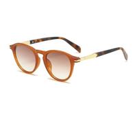 TYUVIVO Fashion Oval Sunglasses Women Classic Vintage Men Glasses Uv400(orange)