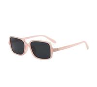 TYUVIVO Fashion Rivets Men Sunglasses Uv400 Vintage Women Clear Lens Frame(Pink Grey)