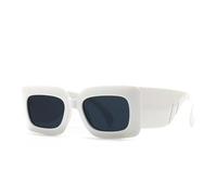 TYUVIVO Fashion Vintage Sunglasses Women Men Luxury Popular Travel Snake Pattern Female Uv400(White Black)