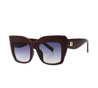 TYUVIVO Luxury Ladies Oversized Cat Eye Sunglasses Women Vintage for Female Uv400(Red Gray)