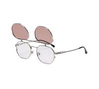 TYUVIVO metal gold flip up sunglasses men uv400 square glasses frame women high,silver with black,one size