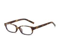 TYUVIVO Retro Anti Blue Light Leopard Print Glasses Trend(leopard)