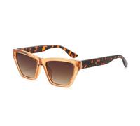TYUVIVO Retro Gradient Cat Eye Women Sunglasses Leopard Print Frame Men Uv400(orange)