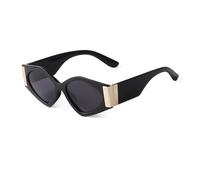 TYUVIVO Retro Leopard Oversized Cat Eye Sunglasses Women Men Vintage Jelly Tea Frame Square Sun Glasses,C1,one size