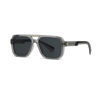 TYUVIVO Retro Rivets Double Men Sunglasses Uv400 Fashion Women Luxury(Grey grey)