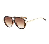 TYUVIVO Retro Women Sunglasses Luxury Leopard Print Gradient Men Uv400(leopard tea)