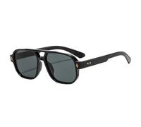 TYUVIVO Retro Women Sunglasses Luxury Leopard Versatile Trend Men Uv400(black)