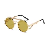 TYUVIVO Small Frame Women's Sunglasses Luxury Glasses Gradient Lens Anti-uv400(black double green)