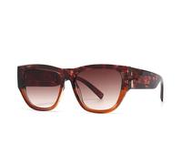 TYUVIVO Sunglasses Fashion Trend Street Photography Retro Cat Eye(Burgundy)