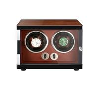 TYVANDE Watch Winder for 1/2/4/6/9 Automatic Watches, with LED Light | With Quiet Motor 3 Rotating Modes, Adjustable Watch Pillow, Piano Lacquer Finish, electric motor/Battery powered(2 pcs2)