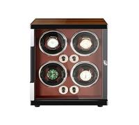 TYVANDE Watch Winder for 1/2/4/6/9 Automatic Watches, with LED Light | With Quiet Motor 3 Rotating Modes, Adjustable Watch Pillow, Piano Lacquer Finish, electric motor/Battery powered(4 pcs2)