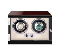 TYVANDE Watch Winder for 1/2/4/6/9 Automatic Watches, with LED Light | With Quiet Motor 3 Rotating Modes, Adjustable Watch Pillow, Piano Lacquer Finish, electric motor/Battery powered(2 pcs1)