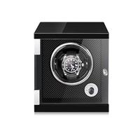 TYVANDE Watch Winder for 1/2/4/6/9 Automatic Watches, with LED Light | With Quiet Motor 3 Rotating Modes, Adjustable Watch Pillow, Piano Lacquer Finish, electric motor/Battery powered(1 pcs)