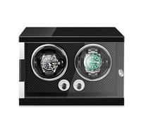 TYVANDE Watch Winder for 1/2/4/6/9 Automatic Watches, with LED Light | With Quiet Motor 3 Rotating Modes, Adjustable Watch Pillow, Piano Lacquer Finish, electric motor/Battery powered(2 pcs)