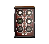 TYVANDE Watch Winder for 1/2/4/6/9 Automatic Watches, with LED Light | With Quiet Motor 3 Rotating Modes, Adjustable Watch Pillow, Piano Lacquer Finish, electric motor/Battery powered(6 pcs2)