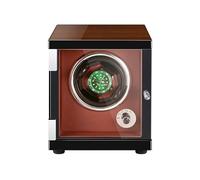 TYVANDE Watch Winder for 1/2/4/6/9 Automatic Watches, with LED Light | With Quiet Motor 3 Rotating Modes, Adjustable Watch Pillow, Piano Lacquer Finish, electric motor/Battery powered(1 pcs2)