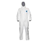 TYVEK 500 XPERT HOODED COVERALL WHITE S