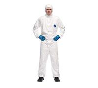 DuPont Tyvek 500 Xpert | Chemical Protective Clothing with Hood, Category III, Type 5-B and 6-B | Robust yet Lightweight | White | Size XXXL