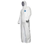 Dupont Tyvek Tyvek 500 Xpert Hooded Coveralls S Size: S, Colour: Whit S
