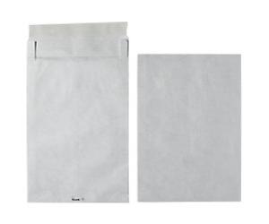 Tyvek E4 Gusset Envelopes 305 x 406 mm Peel and Seal Plain 55 gsm White Pack of 100