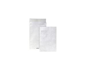 Tyvek Envelope 324x229mm Window 20mm Gusset White Pack of 100 774937