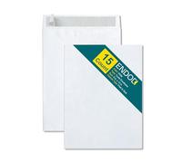 Tyvek Envelopes - Heavy Duty Professional Shipping Mailer w/Rip-Resistant DuPont Tyvek Construction & Easy Self Seal Closure - White - Bulk Pack of 20-9x12