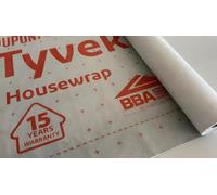 Tyvek Housewrap,1.4m Wide, Vapour Permeable Wall Membrane Cut To Length Buy by the Metre