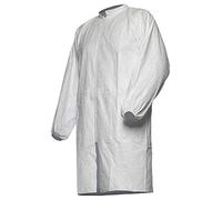 Tyvek Tyvek 500 White Lab Coats with Press Studs & Pockets - Large
