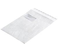 Tyvek Pocket Envelopes with Window Strong Lightweight C4 H324xW229mm White Ref 5