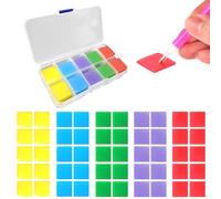 TYVOM 100 Pcs DIY Diamond Painting Glue Clay, 5D Diamond Painting Wax Kit Crystal Art Accessories Tools with Diamond Art Storage for Diamond Painting Cross-Stitch Nail Art