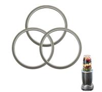 TYVOM 3 Pcs Silicone Replacement Gaskets，Waterproof Seal Rings Replacement BPA-Free Durable Blender Seal Rings Compatible with Nutribullet 600W 900W Blender