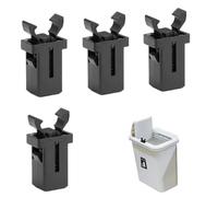TYVOM 4Pcs Bin Lid Clasps Set, Compatible with Brabantia Bin Lid Catch Touch Waste Bins Latch Lock Replacement 20 30 40 45 50 L Bin Lock for Kitchen Trash Cans, Storage Boxes, Glasses Cases