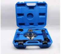 Tyvotrend 10T Hydraulic Wheel Bearing Puller Tool Set, Hydraulic Drive Shaft Extractor Tool, Hub Pullers Wheel Bearing Removal Kit, for 4-Hole or 5-Hole Wheels, 96-125mm (Blue)