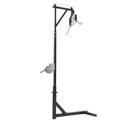 Tyvotrend Hunting Lifting Stand, Truck Hooked Hunting Crane, Hoist Rack with Adjustable Height 77.95-100.79in, Deer Hanger for Skinning and Cleaning, for Outdoor Hunting Activities, Black