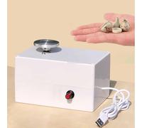 TYXFSMYXGS Art Clay DIY Sculpting Tool Kit, USB Mini Pottery Wheel for Ceramics Clay Making, Aluminum Alloy Clay Shaping Tool with Stepless Speed Control