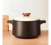 TYXFSMYXGS Ceramic Clay Casserole Pot with Lid High Heat Resistant Sand Pot for Cooking 4L 5L 7L Style Stockpot slow cooking simmering stews and soups locking in rich flavors and nutrients 6L