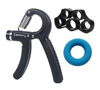 TYXHXTF 3Pcs Hand Grip Strengthener, Forearm Strengthener, Grip Strength Trainer, Finger Exerciser, 5-60kg Adjustable Resistance, for Strong Finger Forearm Hand