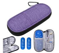 TYXHXTF Cool Bag Insulin Bag for Diabetes Syringes, Portable Emergency Bag, Insulated Medicine Bag Organiser, Small Insulated Bag, Cool Box, Mini Case, Insulin Injection and Medications