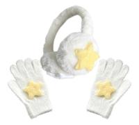 TYXHXTF Ear muffs, Ear Warmers, Warm Ear Cover, Winter Kids Earmuffs, Ear Muffs Kids, Ear Covers, Stars Earmuffs and Cute Glovers, for Winter Outdoor Sports Cycling Ski