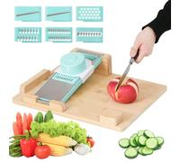 TYYIHUA One-Handed Cutting Board, Adaptive Chopping Board Set, Non-Slip with Bread Stoppers and Spikes, Perfect for Amputees and Disabled People, for Effortless Cutting
