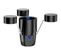 TYYMSMK Fish Pond Skimmer, 360° No Dead Angle Vortex Water, Strong Adsorption Of Floating Matter, Floating Design, Adapt To Water Level, and Floating Fountain, Easy To Care