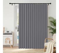 TYYUETY Custom-made magnetic folding curtains suitable for sliding doors, studios, and bedrooms.-gray- W180xH200cm